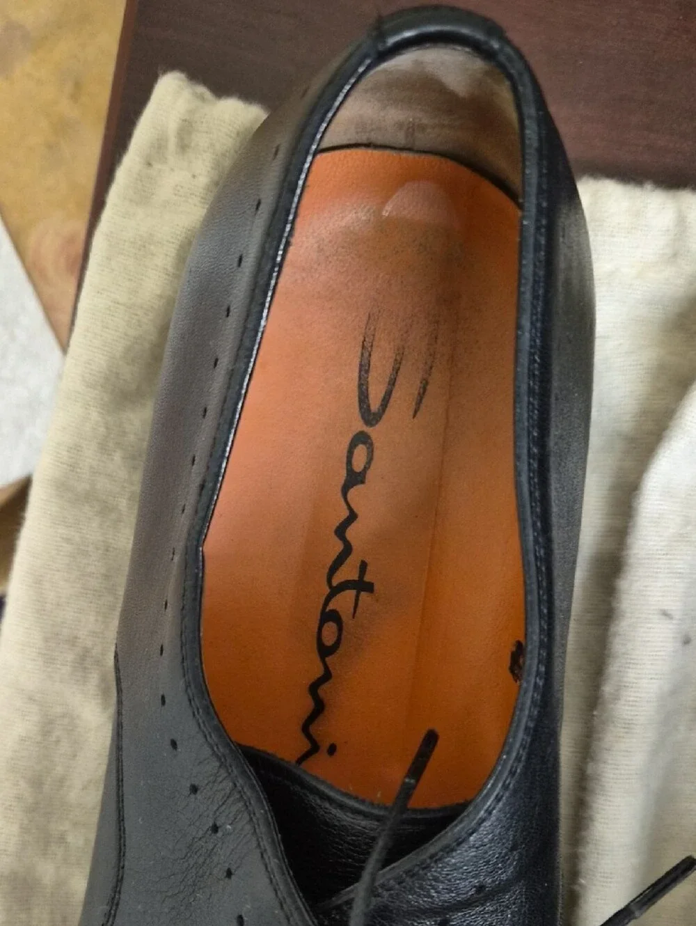 Santoni elegant black